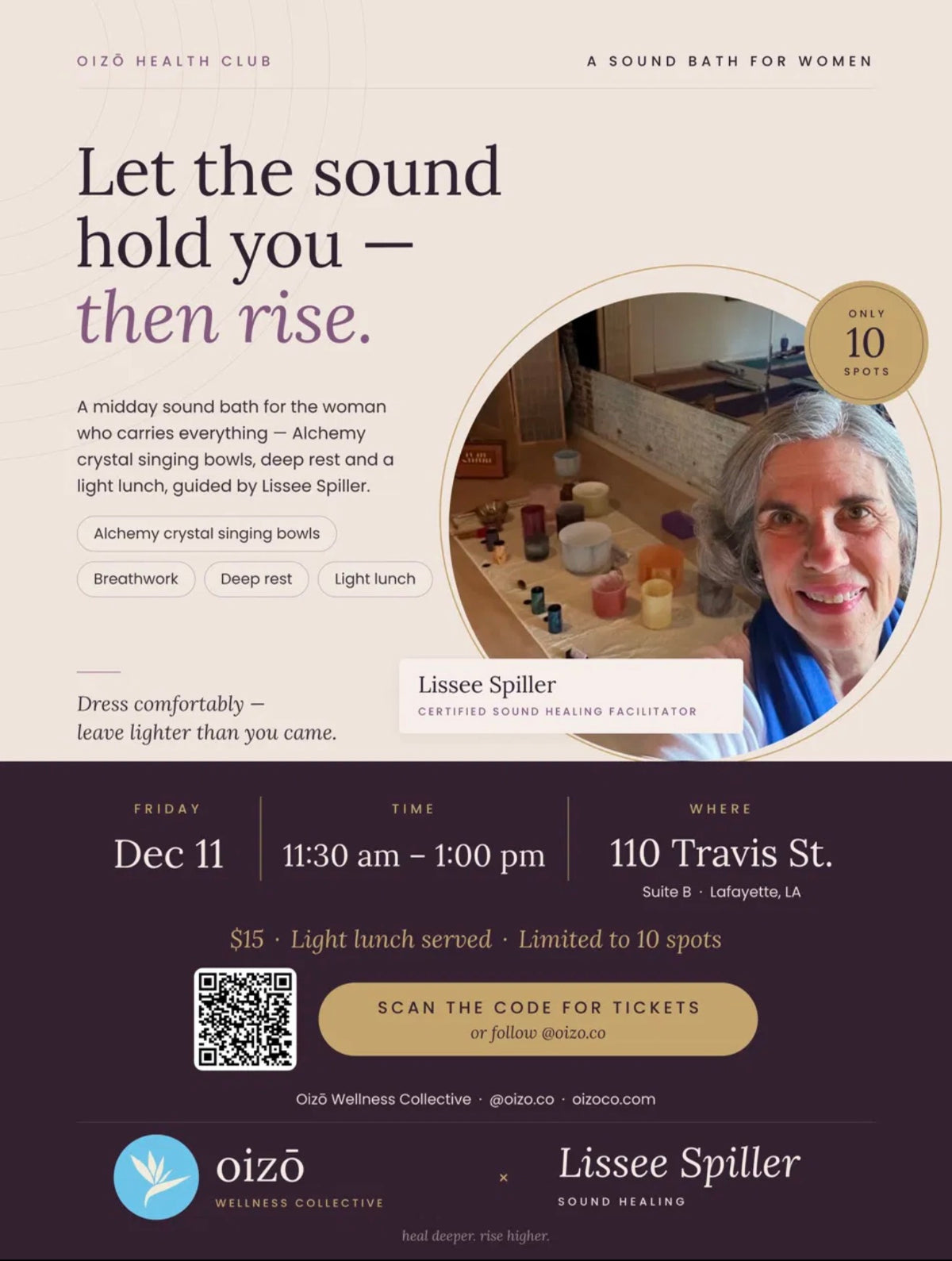 Let the Sound Hold You- Then Rise